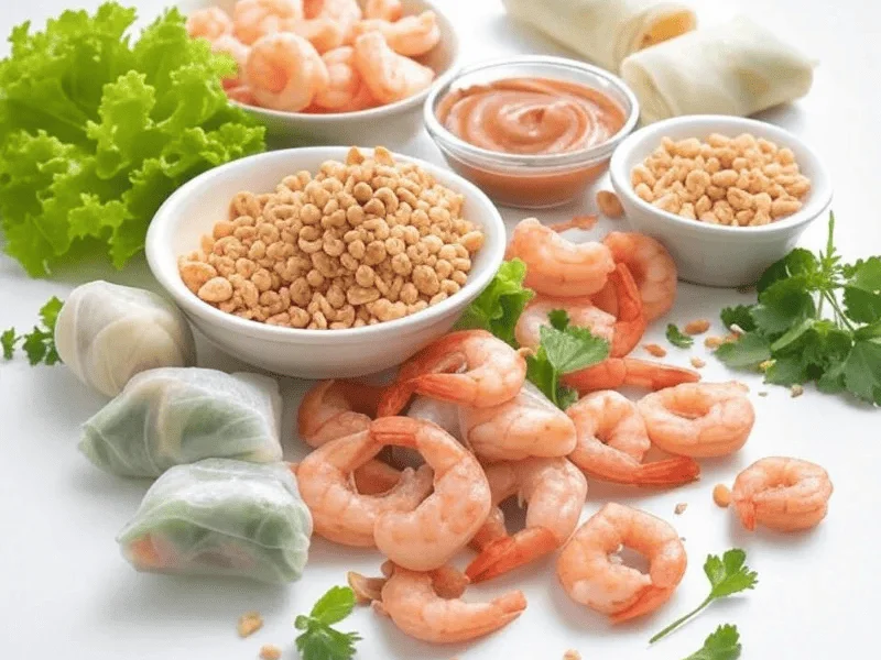 Shrimp spring rolls are mostly referred to as Vietnamese spring rolls in Western countries, though dissimilarities exist in diverse countries like Asia and USA