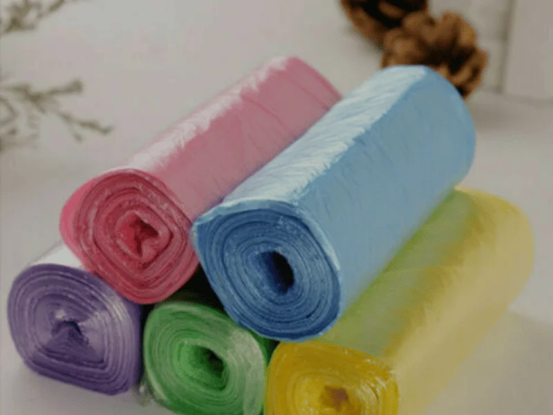Kitchen Trash Bags are tinny and disposed to tearing, which often caused messy garbage disposal.