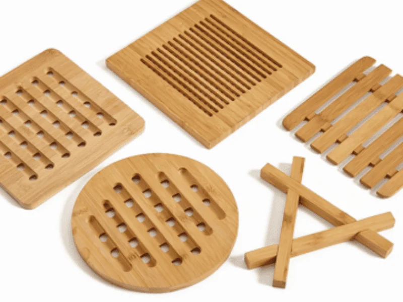 A trivet is a small, heat-resistant object used to protect surfaces from heat damage